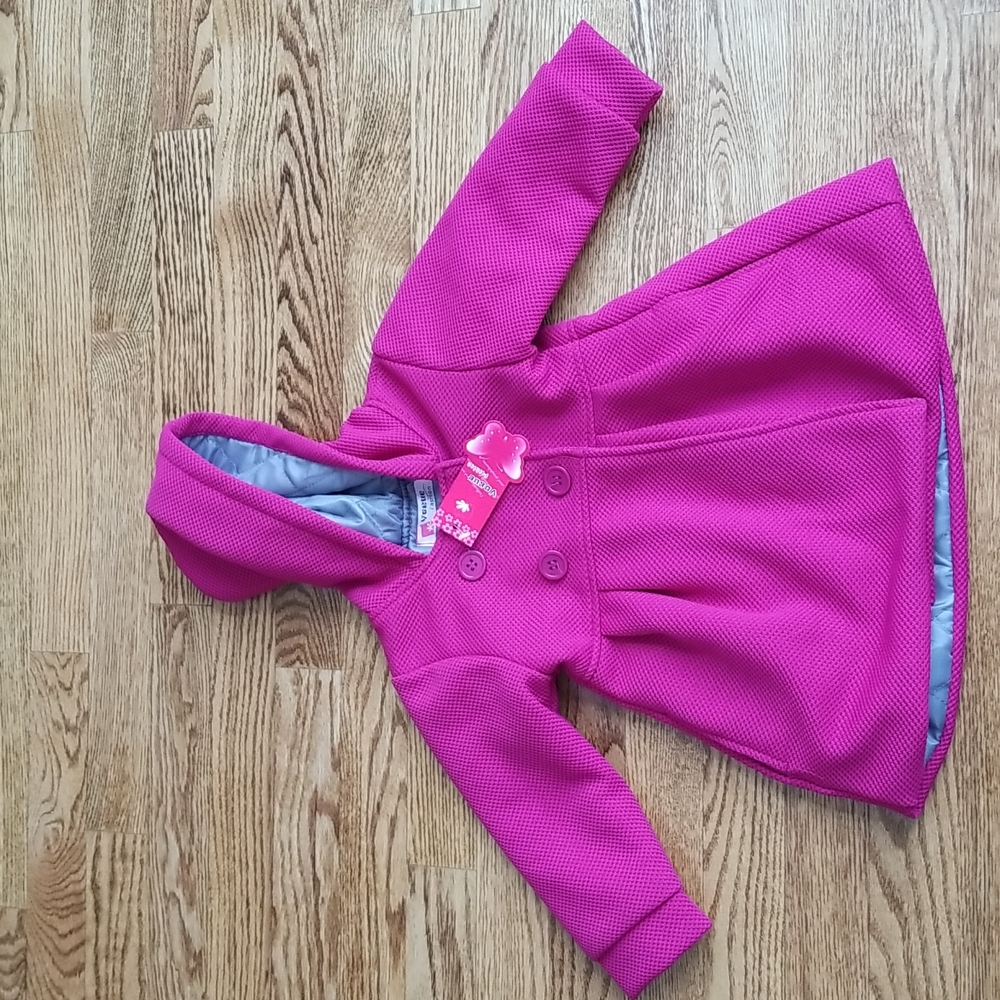 (9M) NWT Vogue Fashion Toddler Girl Insulated Cotton Blend Pea Coat